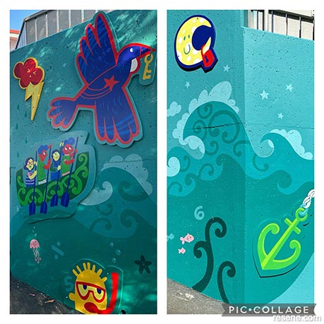 Ngaio School mural - 2
