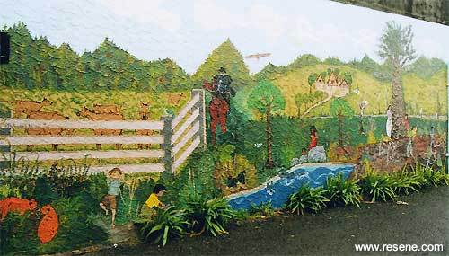 Mural at 5 Queen Street, Waiuku