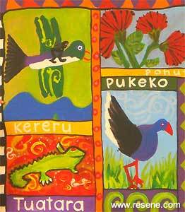 Parua Bay Primary School mural 