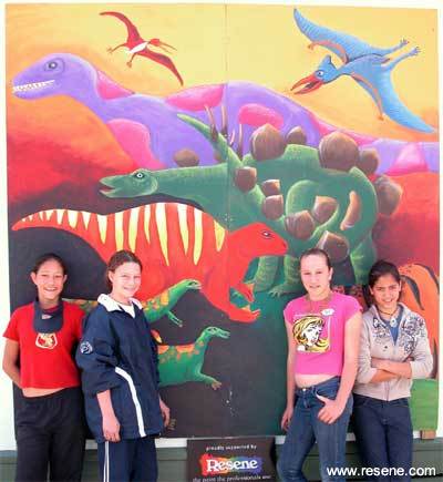 Parua Bay Primary School mural 