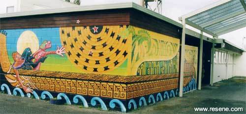 Kowhai Special School mural