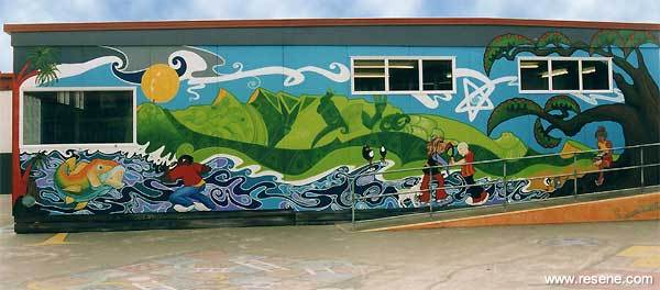 Parkvale School mural 