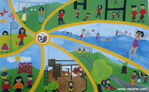  Wesley Primary School mural