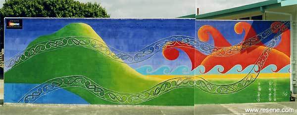 Arataki Primary school mural 