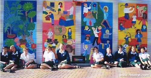  Pinehurst School mural 