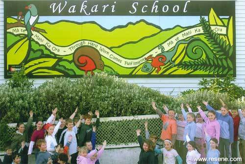  Wakari School mural