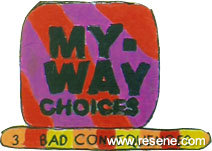 Faith Academy Wise way choices mural