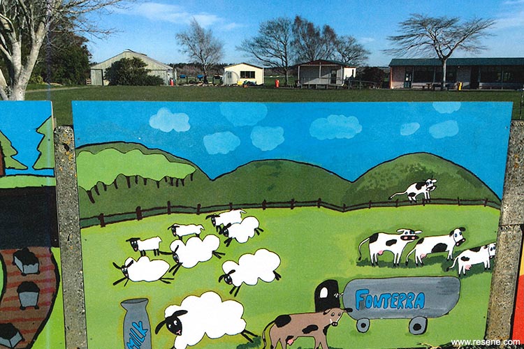 Farmyard mural