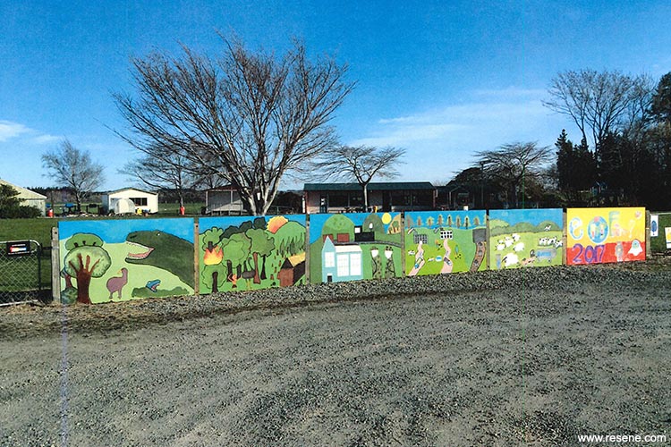 Hedgehope School mural