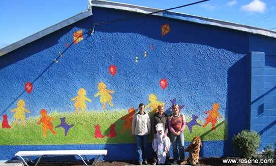 A Winning Mural In The Resene Paints Mural Competition