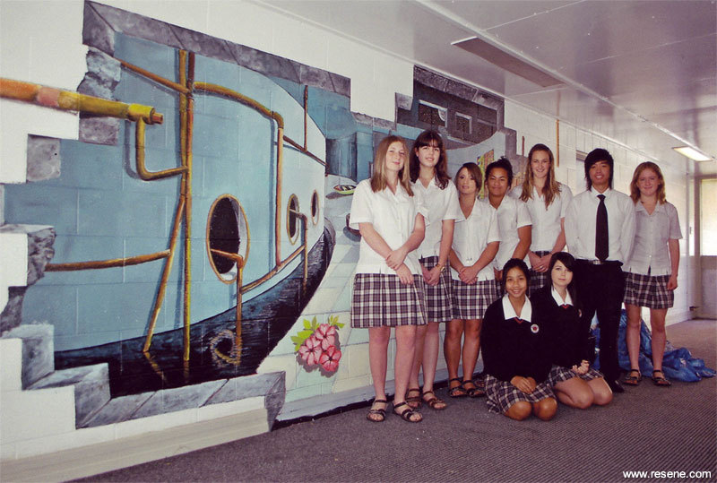 Mural Masterpieces Tamatea High School 