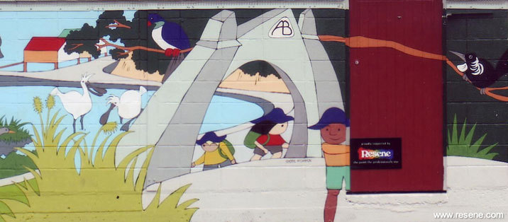 Mural Masterpieces Andersons Bay School