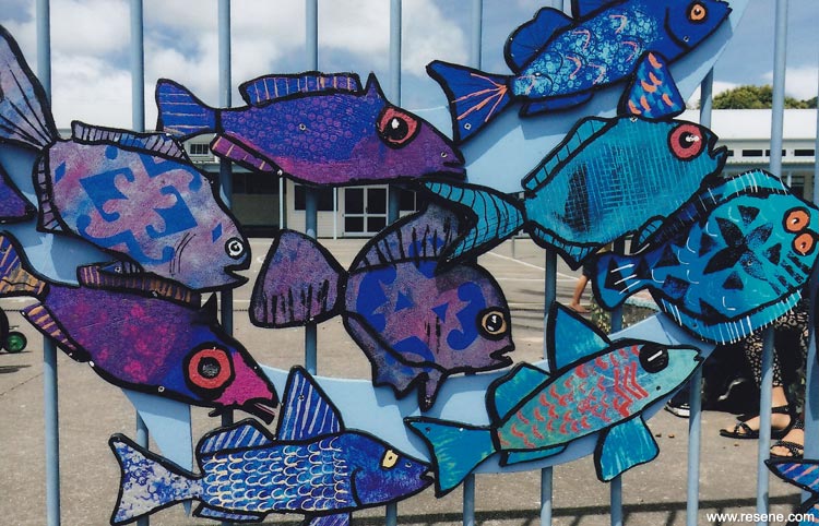 Fish murals