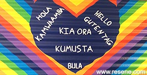Waianiwa School Mural-Welcome