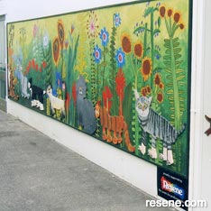 Oratia District Primary School mural