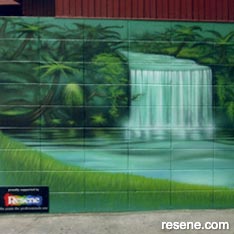 Jonathan Grange for residential Auckland mural