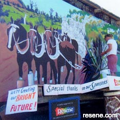 NgAng, Chris Finlayson and Rototai Residents & Friends Inc. mural