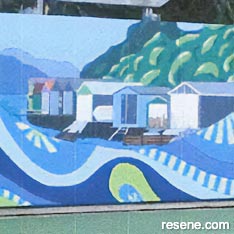 Nicci Neilson for Waikawa Bay School mural