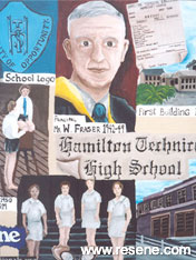 Hamilton's Fraser High School mural