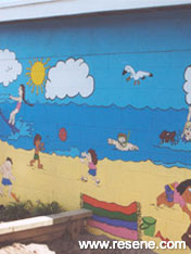 Elstow-Waihou Combined School mural