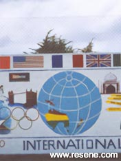 Dipton School, International Mural