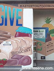 Masterton foodbank mural