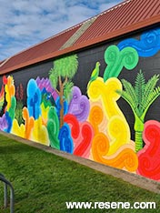 Eketahuna Community pool mural
