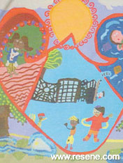 Pukeatua Primary School mural