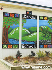 Karaka School mural