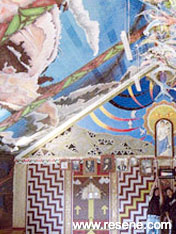 Koraunui Marae	 mural