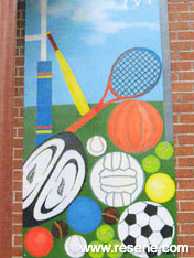 St Francis Xavier School mural