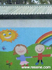 Orini Combined School mural