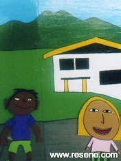 Freyberg Community School mural