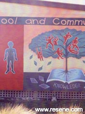 Millers Flat School mural