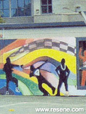 Viscount School mural