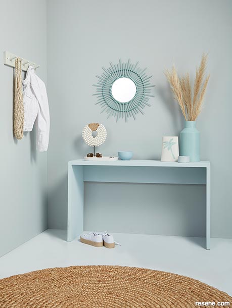 Using duck egg blue in home interiors