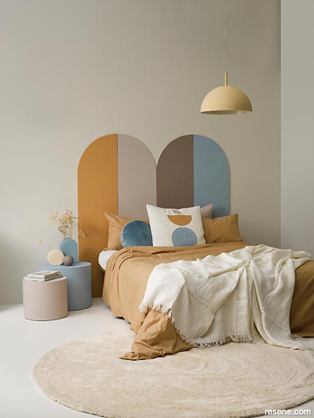 Paint your bed head - add some flair!