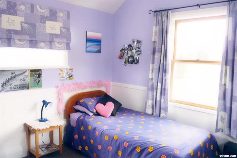 A serene teen bedroom