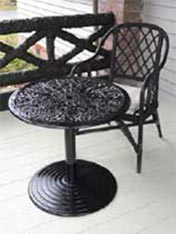 Update an wrought iron table