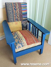 Upcycle an old chair with a coat of paint