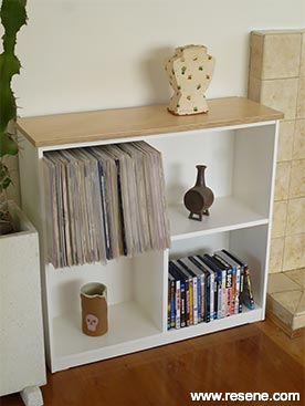 Give a MDF shelving unit a new lease of life
