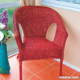 Create your own stained chair