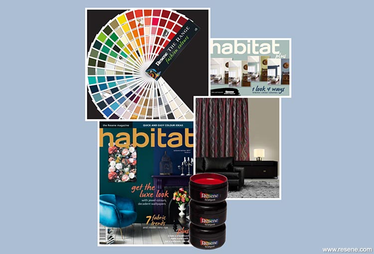Habitat magazine, Habitat plus magazine, curtains, testposts and colour charts