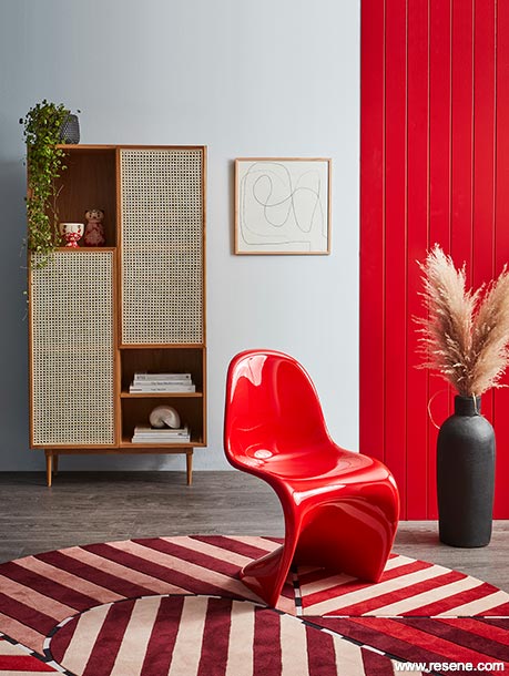 Making a statement with bold red hues