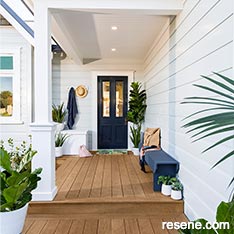 Deck-orating with wood stains