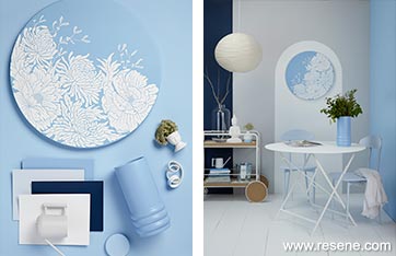 Artwork inspired personal colour palette for your dining room