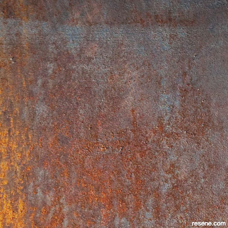 Resene FX Faux Rust Effect - rusted look finish