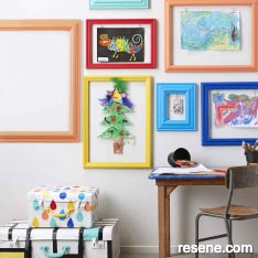 Painting picture frames for kids