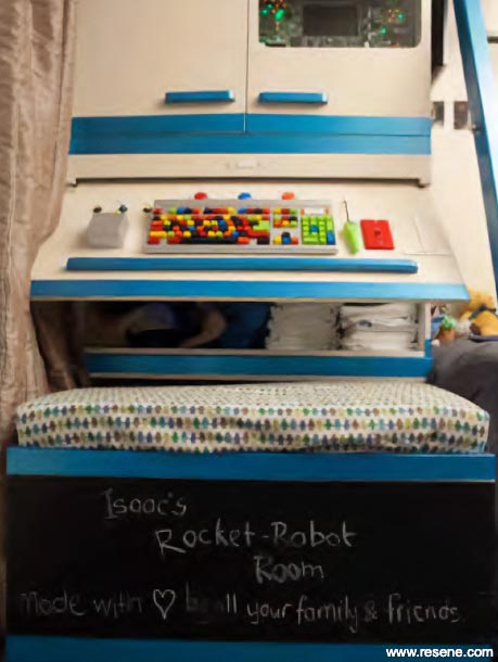 A robot bedroom for kid's