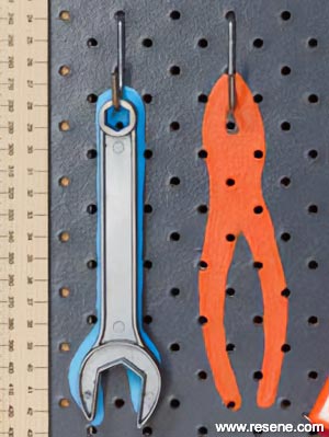 A tool wall mount